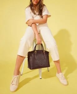 Florentine Domed Satchel Chestnut -Dooney & Bourke 8L9062 ILD lifestyle 1