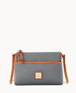 Pebble Grain Ginger Crossbody Caribbean Blue -Dooney & Bourke B0018G AWSLPATN