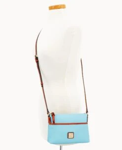 Pebble Grain Ginger Crossbody Caribbean Blue -Dooney & Bourke B0018G AWYTPATN ALT4 1