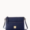 Saffiano Ginger Crossbody Marine