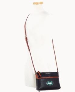 NFL Jets Ginger Crossbody JETS -Dooney & Bourke B0018H AWBLPATNJETS ALT4 1