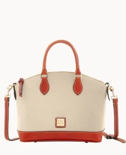 Pebble Grain Darcy Satchel Red 31 Pebble Grain Darcy Satchel Red -Dooney & Bourke B0239G AWBOPATN