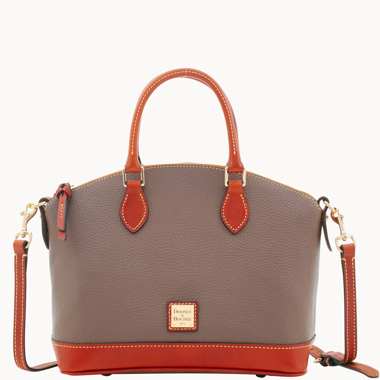 Pebble Grain Darcy Satchel Red 17 Pebble Grain Darcy Satchel Red - Image 17
