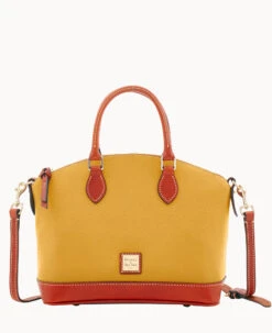 Pebble Grain Darcy Satchel Red 33 Pebble Grain Darcy Satchel Red -Dooney & Bourke B0239G AWLEPATN