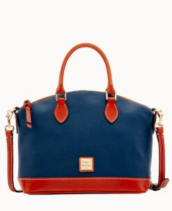 Pebble Grain Darcy Satchel Red 37 Pebble Grain Darcy Satchel Red -Dooney & Bourke B0239G AWMDPATN