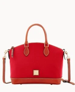 Pebble Grain Darcy Satchel Red 25 Pebble Grain Darcy Satchel Red -Dooney & Bourke B0239G AWRDPATN 1