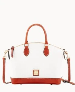 Pebble Grain Darcy Satchel Red 30 Pebble Grain Darcy Satchel Red -Dooney & Bourke B0239G AWWHPATN