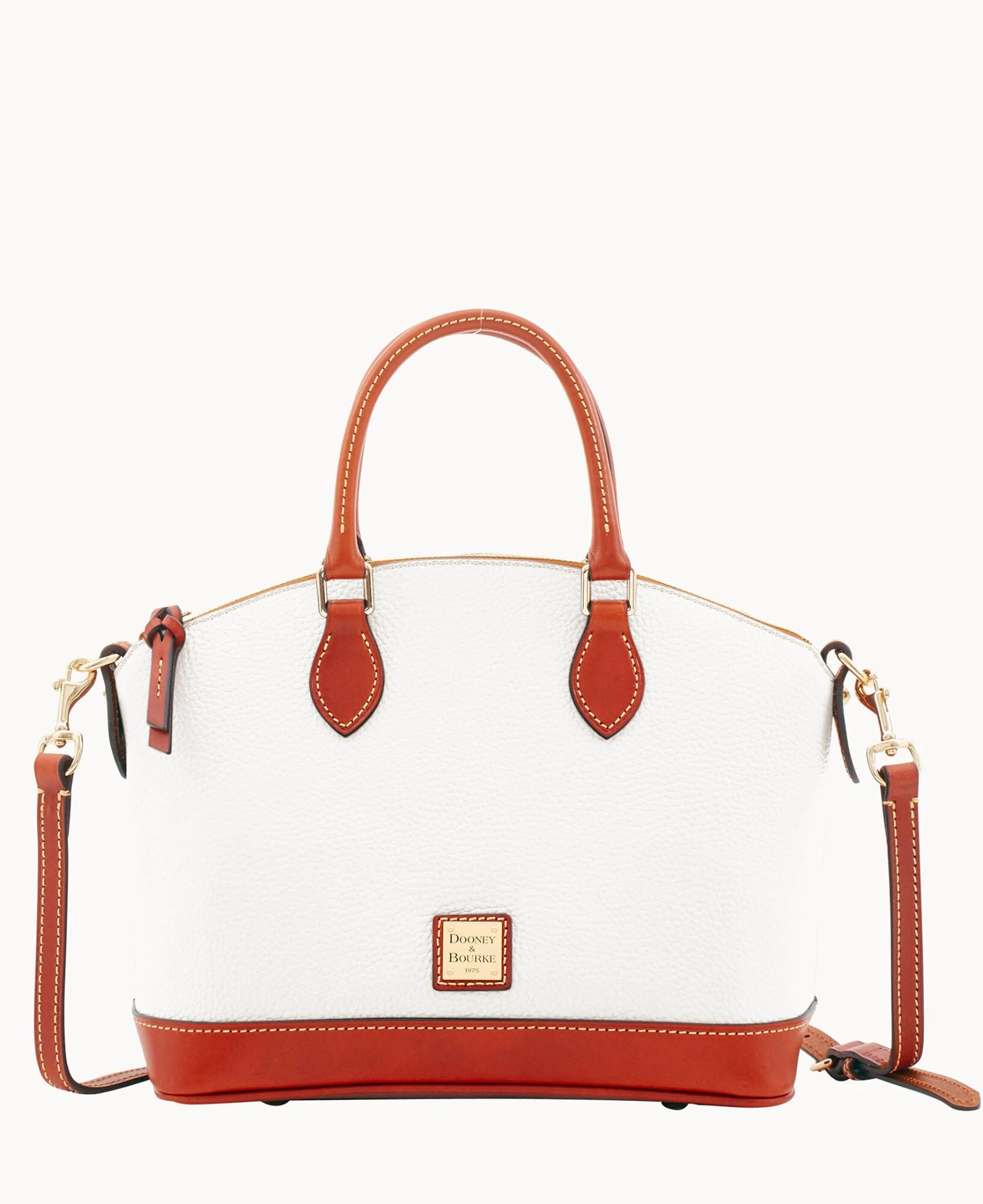 Pebble Grain Darcy Satchel Red 11 Pebble Grain Darcy Satchel Red - Image 11