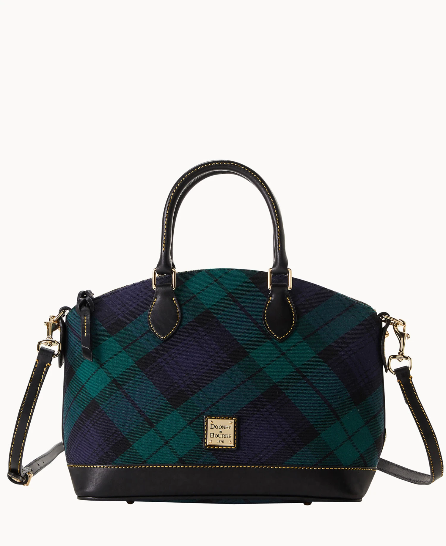 Tartan Darcy Satchel White 12 Tartan Darcy Satchel White - Image 12