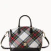 Tartan Darcy Satchel White