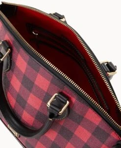 Tucker Darcy Satchel Red 16 Tucker Darcy Satchel Red -Dooney & Bourke B0239G TURDPABL ALT2 1