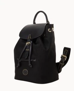 Nylon Small Allie Backpack Black Black 18 Nylon Small Allie Backpack Black Black -Dooney & Bourke B0250G INBLPABL ALT1 1