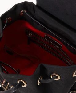 Nylon Small Allie Backpack Black Black 19 Nylon Small Allie Backpack Black Black -Dooney & Bourke B0250G INBLPABL ALT2 1