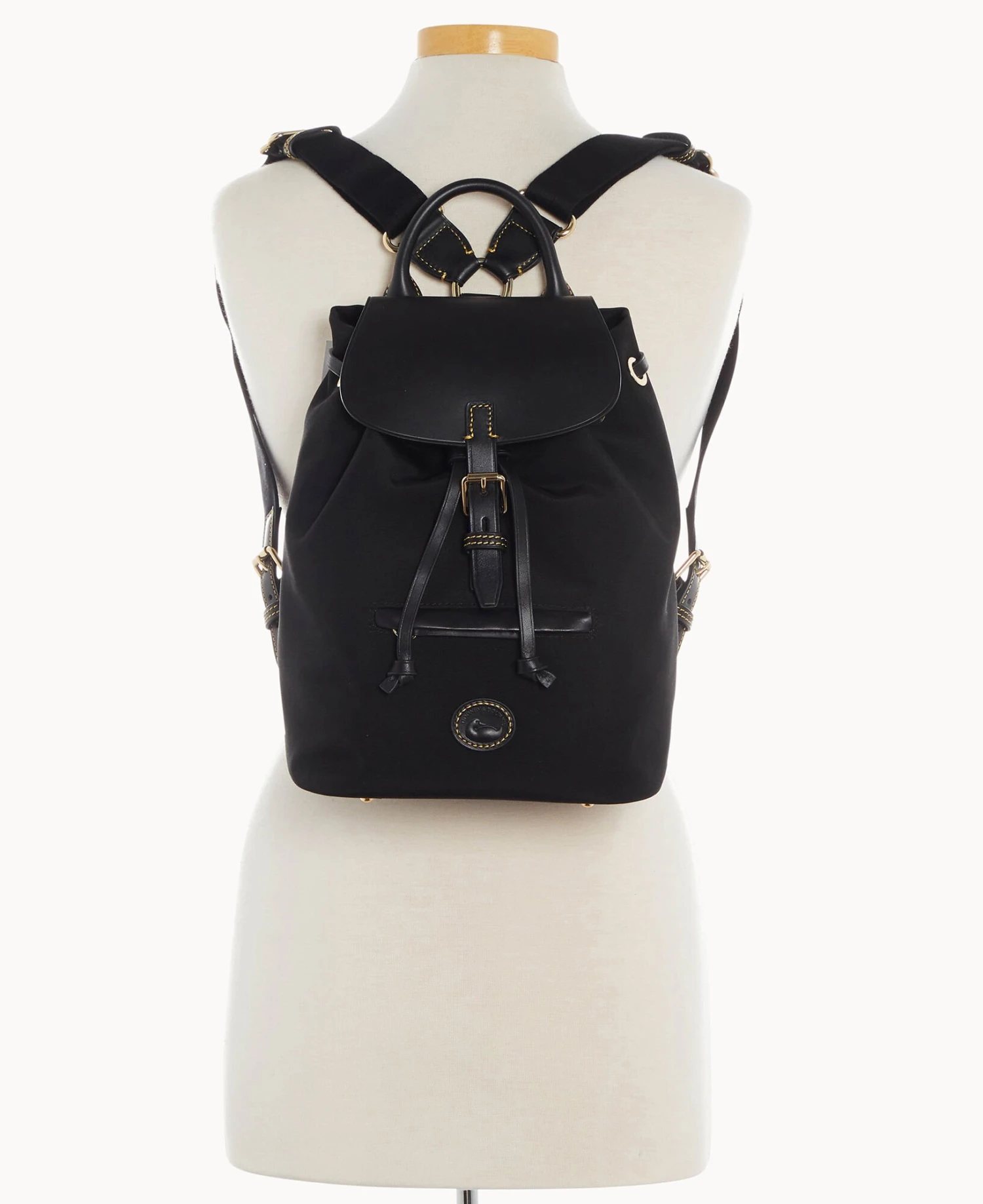 Nylon Small Allie Backpack Black Black 8 Nylon Small Allie Backpack Black Black - Image 8