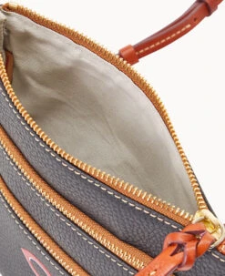 MLB Reds N S Triple Zip Crossbody REDS -Dooney & Bourke B0298G AWBLPATNREDS ALT2