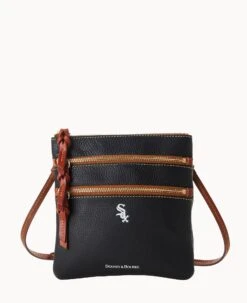 MLB White Sox N S Triple Zip Crossbody WHITE SOX 17 MLB White Sox N S Triple Zip Crossbody WHITE SOX -Dooney & Bourke B0298G AWBLPATNWHSX 2