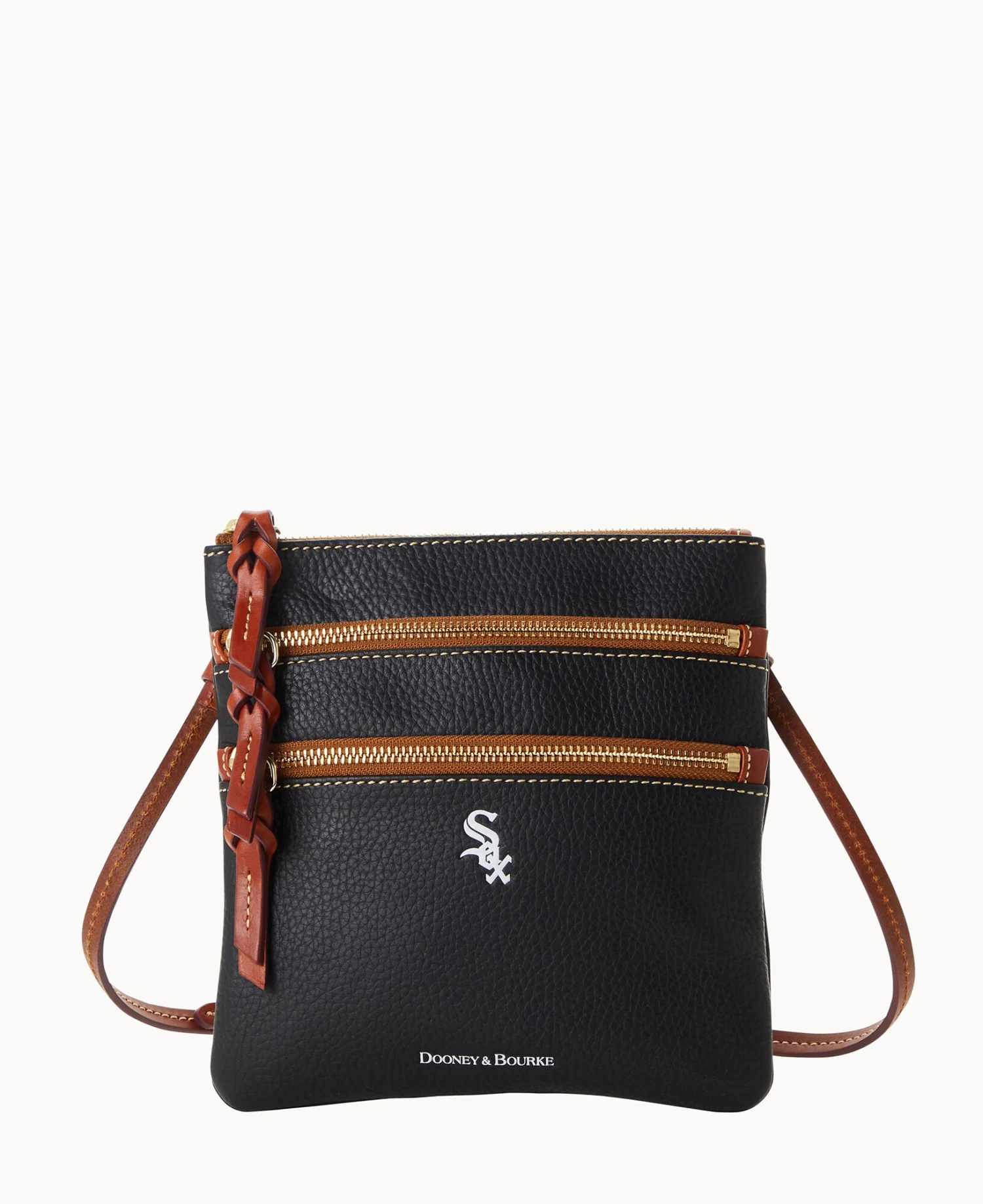 MLB White Sox N S Triple Zip Crossbody WHITE SOX 9 MLB White Sox N S Triple Zip Crossbody WHITE SOX - Image 9