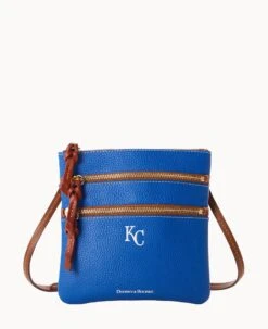 MLB Royals N S Triple Zip Crossbody ROYALS -Dooney & Bourke B0298G AWBUPATNRYLS 1