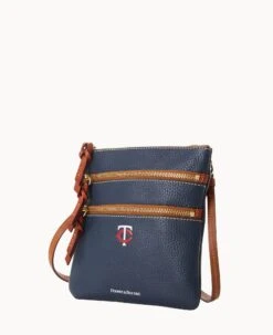 MLB Twins N S Triple Zip Crossbody TWINS -Dooney & Bourke B0298G AWNVPATNTWNS ALT1 1