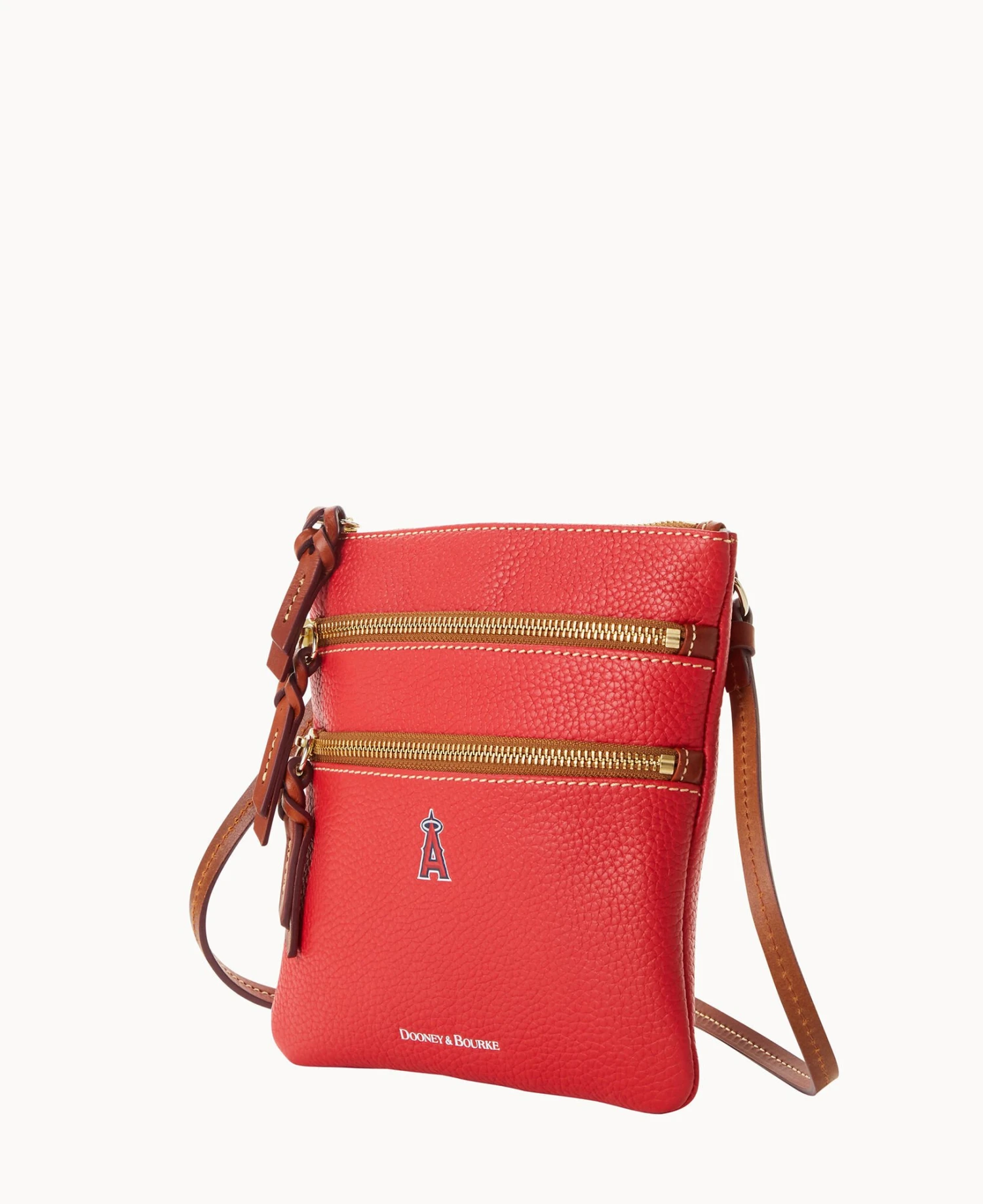 MLB Angels N S Triple Zip Crossbody ANGELS 6 MLB Angels N S Triple Zip Crossbody ANGELS - Image 6