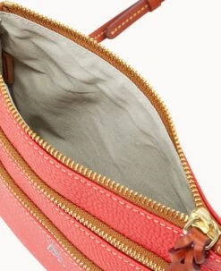 MLB Angels N S Triple Zip Crossbody ANGELS 15 MLB Angels N S Triple Zip Crossbody ANGELS -Dooney & Bourke B0298G AWRDPATNANGL ALT2 1