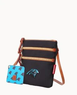 NFL Panthers N S Triple Zip W ID Holder PANTHERS -Dooney & Bourke B0298G INBLPATNPANT ALT1 1