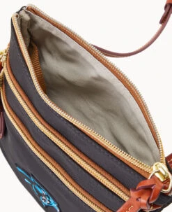 NFL Panthers N S Triple Zip W ID Holder PANTHERS -Dooney & Bourke B0298G INBLPATNPANT ALT2