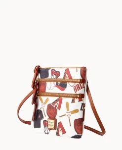MLB Diamondbacks N S Triple Zip Crossbody DIAMONDBACKS 15 MLB Diamondbacks N S Triple Zip Crossbody DIAMONDBACKS -Dooney & Bourke B0298G QUMWPATNDBAK ALT1 1