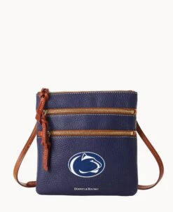 Collegiate Penn State University Triple Zip Crossbody PENN STATE 13 Collegiate Penn State University Triple Zip Crossbody PENN STATE -Dooney & Bourke B0298H AWNVPATNPNST 1