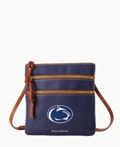 Collegiate Penn State University Triple Zip Crossbody PENN STATE 17 Collegiate Penn State University Triple Zip Crossbody PENN STATE -Dooney & Bourke B0298H AWNVPATNPNST 2
