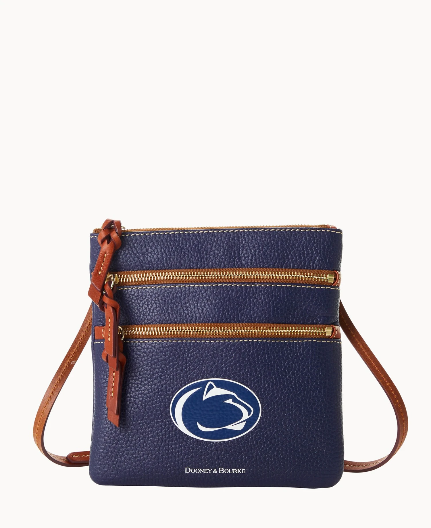 Collegiate Penn State University Triple Zip Crossbody PENN STATE 9 Collegiate Penn State University Triple Zip Crossbody PENN STATE - Image 9