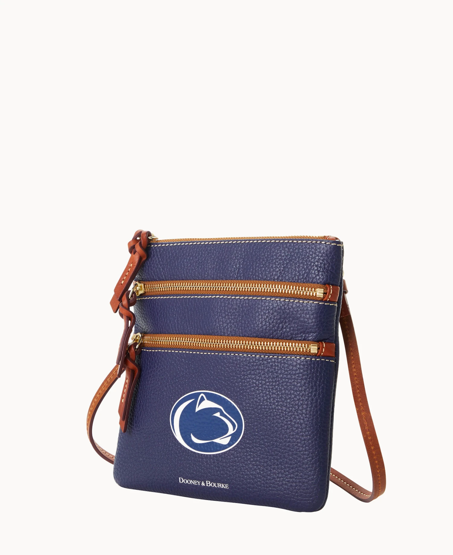 Collegiate Penn State University Triple Zip Crossbody PENN STATE 2 Collegiate Penn State University Triple Zip Crossbody PENN STATE - Image 2