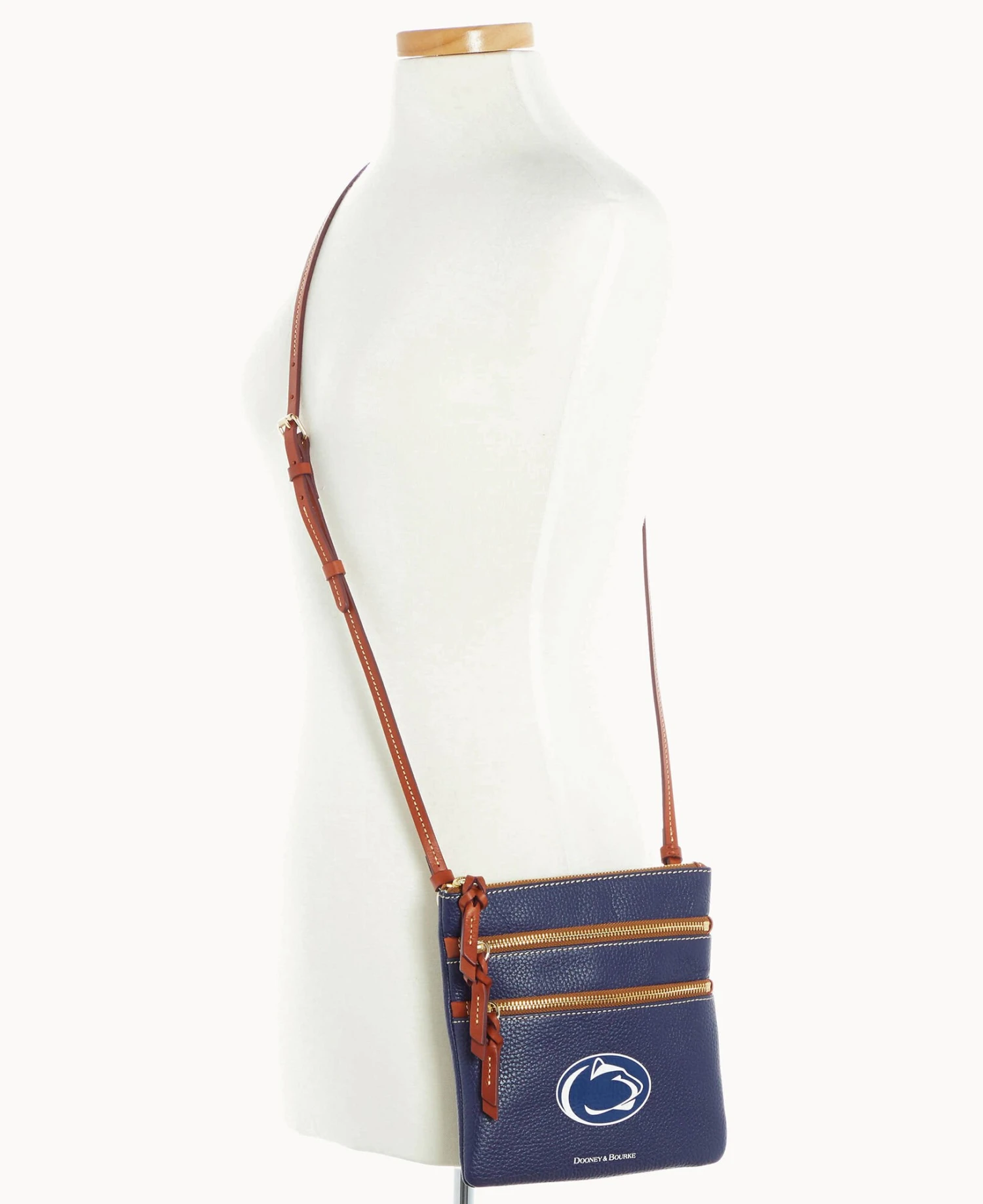 Collegiate Penn State University Triple Zip Crossbody PENN STATE 8 Collegiate Penn State University Triple Zip Crossbody PENN STATE - Image 8