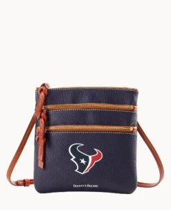 NFL Texans Triple Zip Crossbody TEXANS