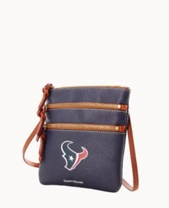 NFL Texans Triple Zip Crossbody TEXANS -Dooney & Bourke B0298H AWNVPATNTEXA ALT1 1