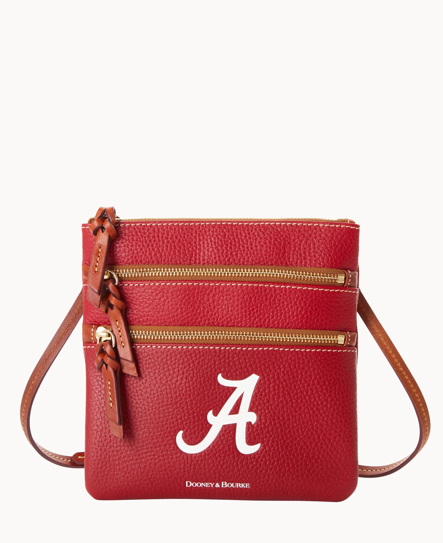 Collegiate University Of Alabama Triple Zip Crossbody U OF ALABAMA 9 Collegiate University Of Alabama Triple Zip Crossbody U OF ALABAMA - Image 9