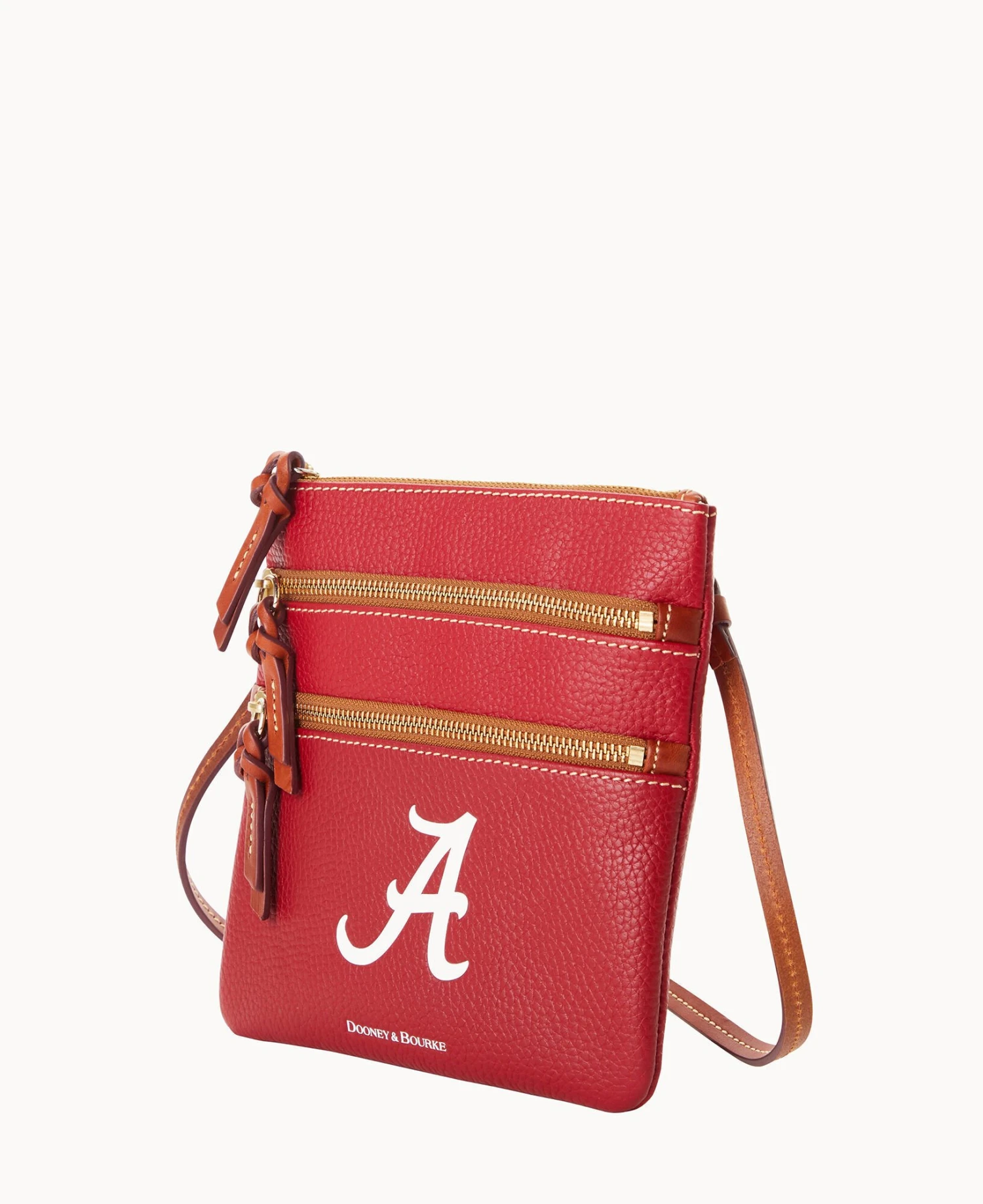 Collegiate University Of Alabama Triple Zip Crossbody U OF ALABAMA 6 Collegiate University Of Alabama Triple Zip Crossbody U OF ALABAMA - Image 6