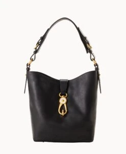 Florentine Lily Bucket Black Black 22 Florentine Lily Bucket Black Black -Dooney & Bourke B0546D SCBLSCBL 2