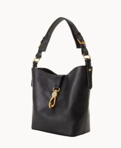 Florentine Lily Bucket Black Black 19 Florentine Lily Bucket Black Black -Dooney & Bourke B0546D SCBLSCBL ALT1 1