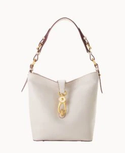 Florentine Lily Bucket Black Black 24 Florentine Lily Bucket Black Black -Dooney & Bourke B0546D SCECSCEC