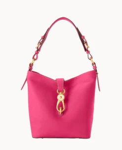 Florentine Lily Bucket Black Black 25 Florentine Lily Bucket Black Black -Dooney & Bourke B0546D SCFHSCFH