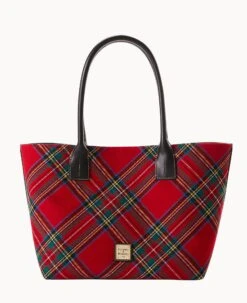 Tartan Small Russel Red -Dooney & Bourke B0567G TTRDPABL 1