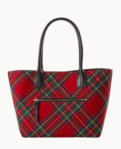 Tartan Small Russel Red -Dooney & Bourke B0567G TTRDPABL ALT3