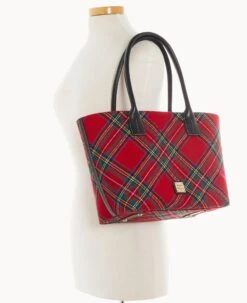 Tartan Small Russel Red -Dooney & Bourke B0567G TTRDPABL ALT4