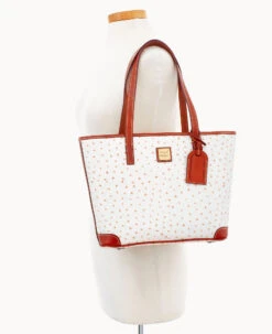 Ostrich Charleston Bone -Dooney & Bourke B0592G OTBOPATN ALT4