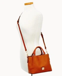 Pebble Grain Mini Barlow Caramel -Dooney & Bourke B0736G AWCAPATNO000 ALT4 1