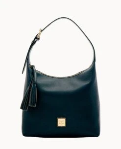 Pebble Grain Paige Sac Black -Dooney & Bourke B0781G AWBLPABL