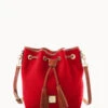 Pebble Grain Aimee Crossbody Red
