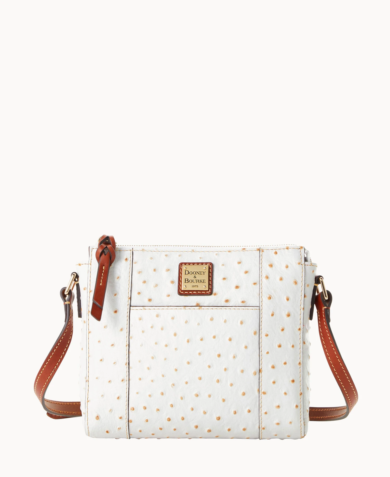 Ostrich Lexington Crossbody Black 12 Ostrich Lexington Crossbody Black - Image 12