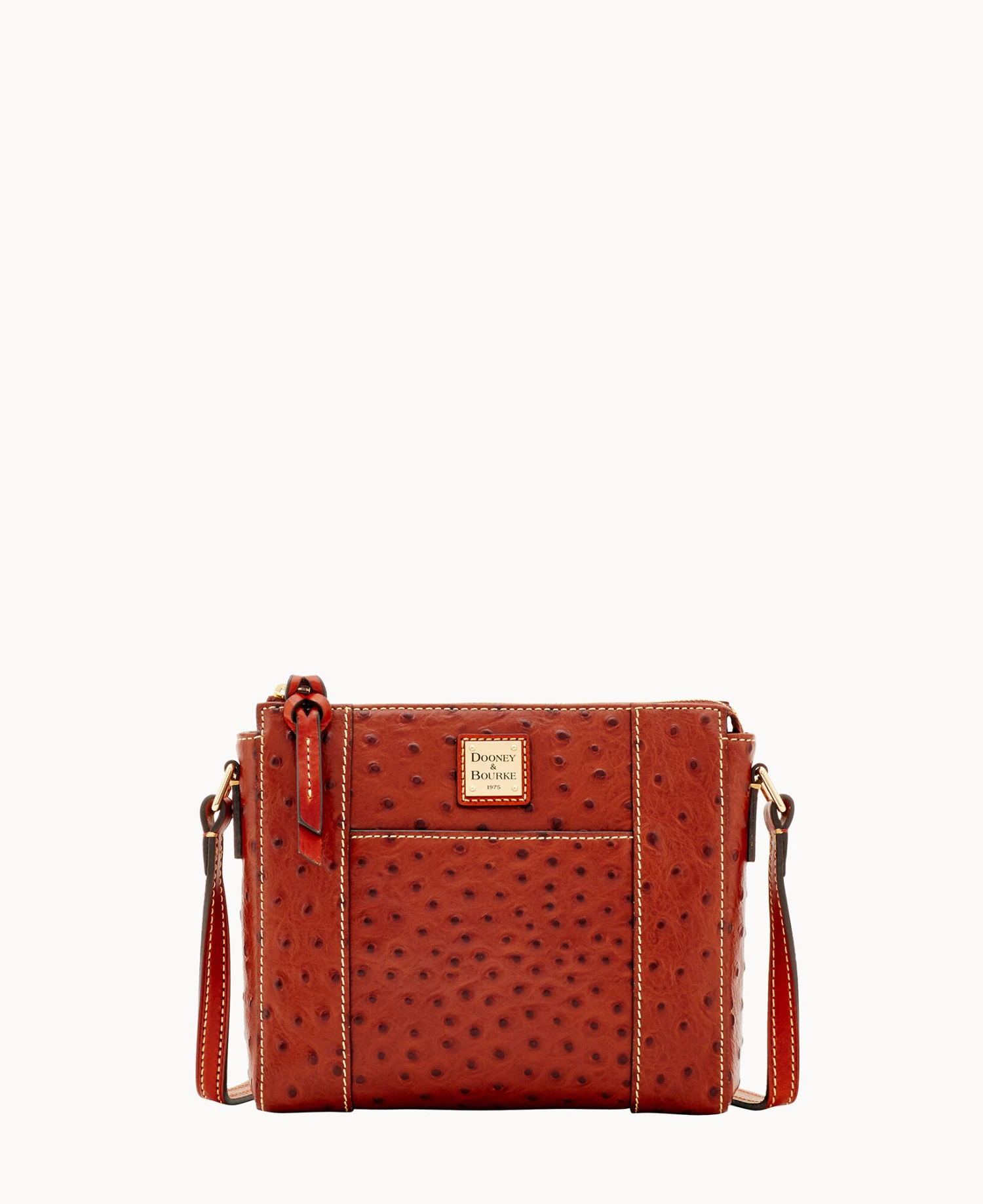 Ostrich Lexington Crossbody Black 16 Ostrich Lexington Crossbody Black - Image 16